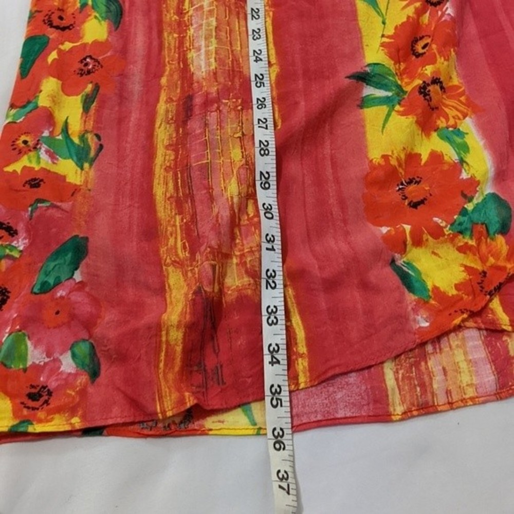JAMS WORLD Tie Wrap Maxi Fida Fire Daisy Skirt - Picture 8 of 12